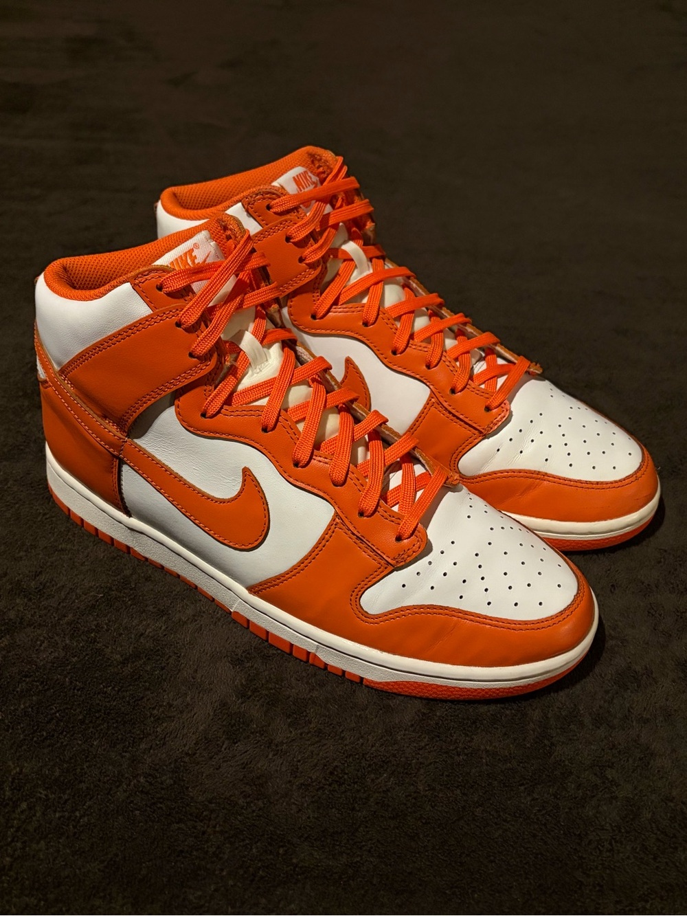 Nike Dunk High SP 'Syracuse' (2021) White/Orange Blaze DD1399-101